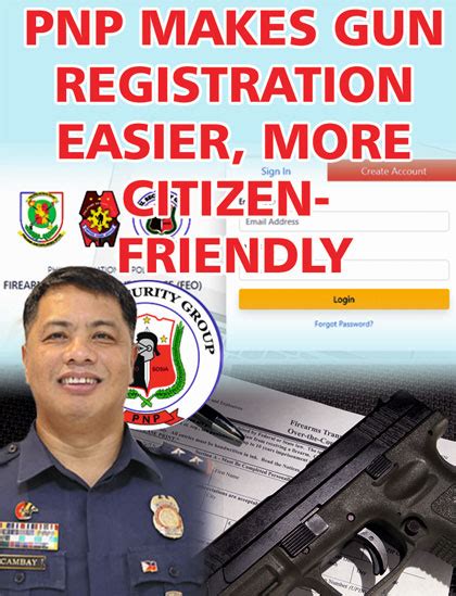 Introducing the Online PNP LTOPF and Firearms Registration .
